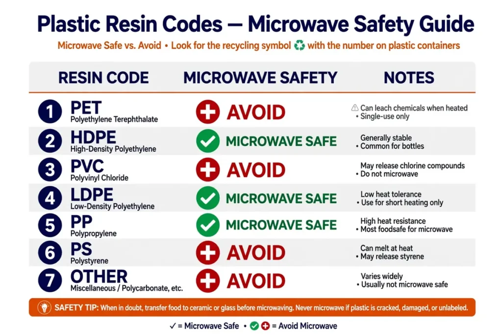 Can You Microwave Plastic? What the Label, the Codes, and the Science Really Say
